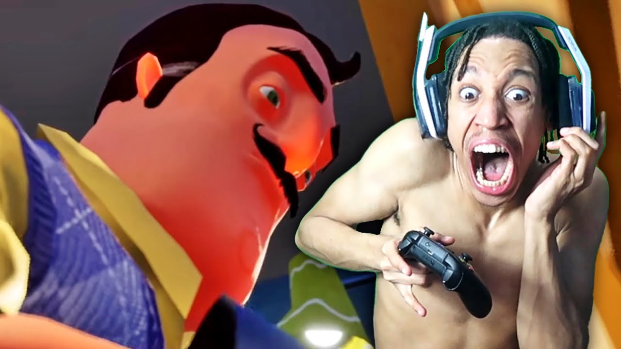 THIS MAN IS TRYING TO KIDNAP ME | Hello Neighbor #1