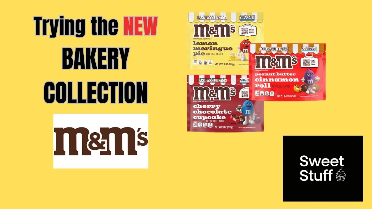 Trying the NEW Bakery Collection M&Ms!