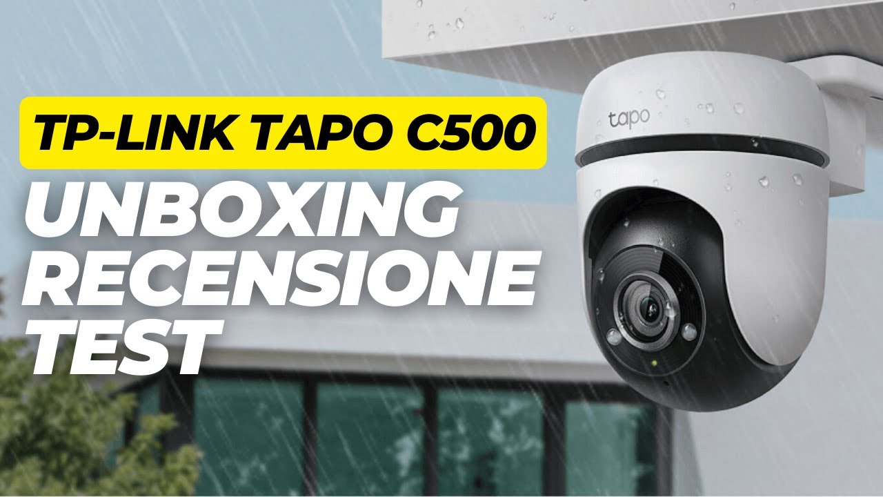 La MIGLIOR TELECAMERA 360° per la SORVEGLIANZA - TP-Link TAPO C500 | Outdoor WiFi Security Camera