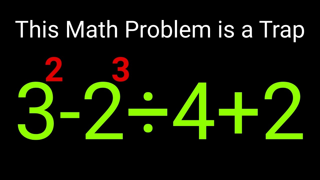 Only Geniuses Can Solve This Order of Operations Question