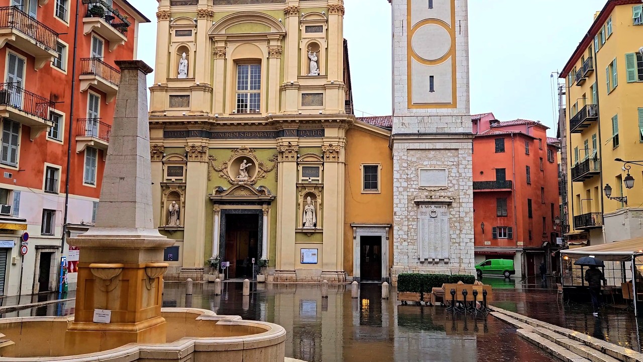 [4K] NICE 🌍 Oh, how exciting these rainy walks are in beautiful Nice. ⚜️ FRENCH RIVIERA 🇫🇷 2026 ☔🐩🥐🍇