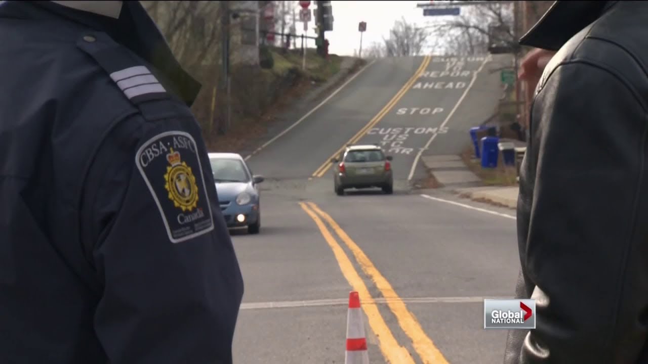 Global National - Crackdown on Quebec border runners