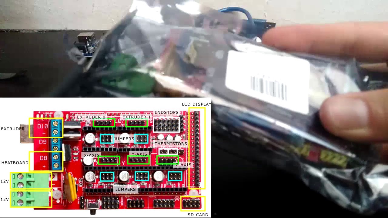 ⭐[Español] Montar Ramps 1.4 y arduino. Unboxing, montaje y armado de KIT RAMPS 1.4 para impresora 3D