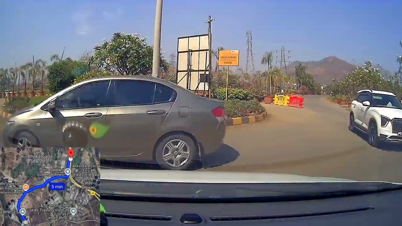 Driving inside Hiranandani Fortune City, Panvel | March 2025