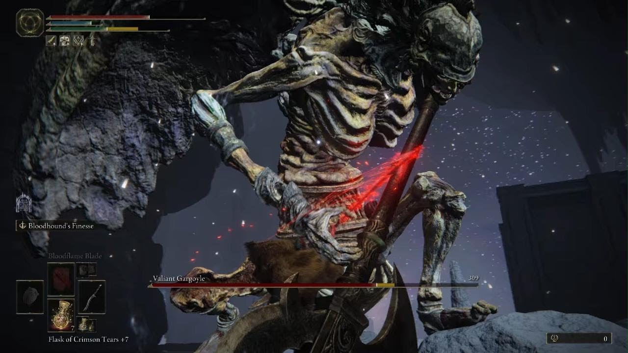 Elden Ring | Valiant Gargoyles Solo Boss Fight