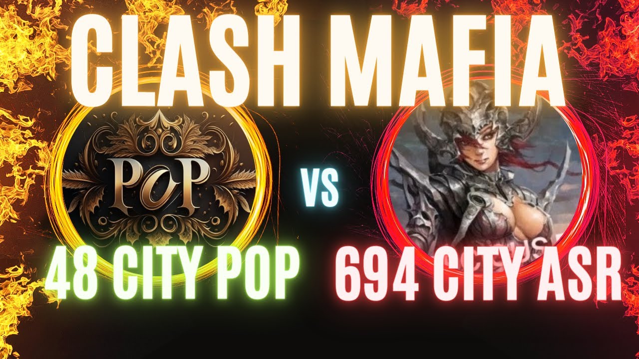 48city vs 694city Precious P  [Mafia City] #마피아시티 #전설의대결 #ClashofMafia #48city