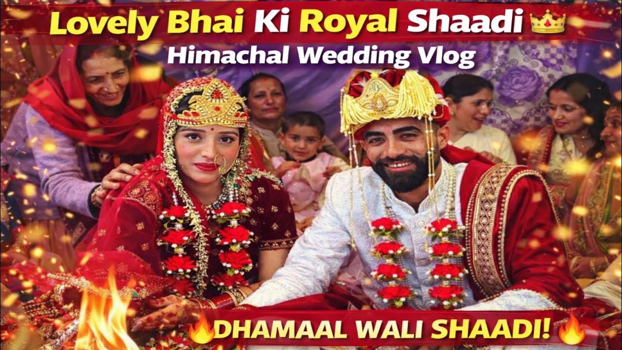 Himachal Ki Royal Shaadi 😱 Lovely Bhai Ki Baraat Mein Full Dhamaka & Masti Vlog #HimachalWedding 
