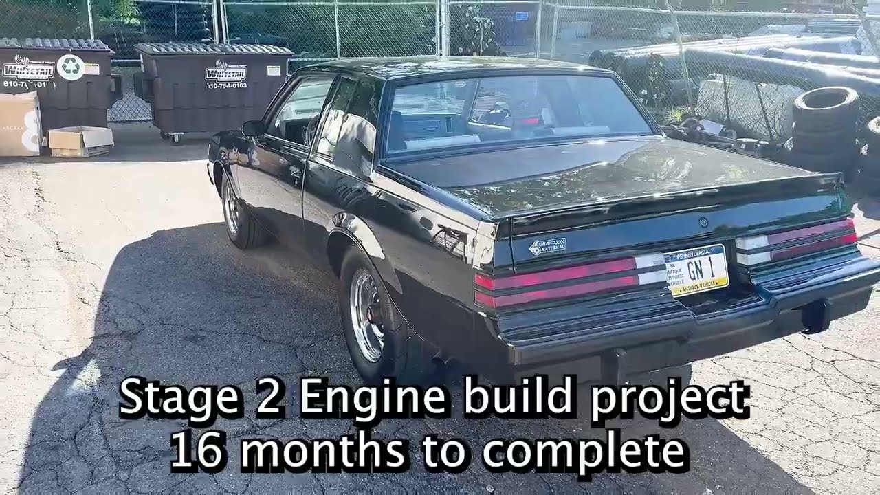 Buick Grand National STAGE 2 motor 1021 RWHP