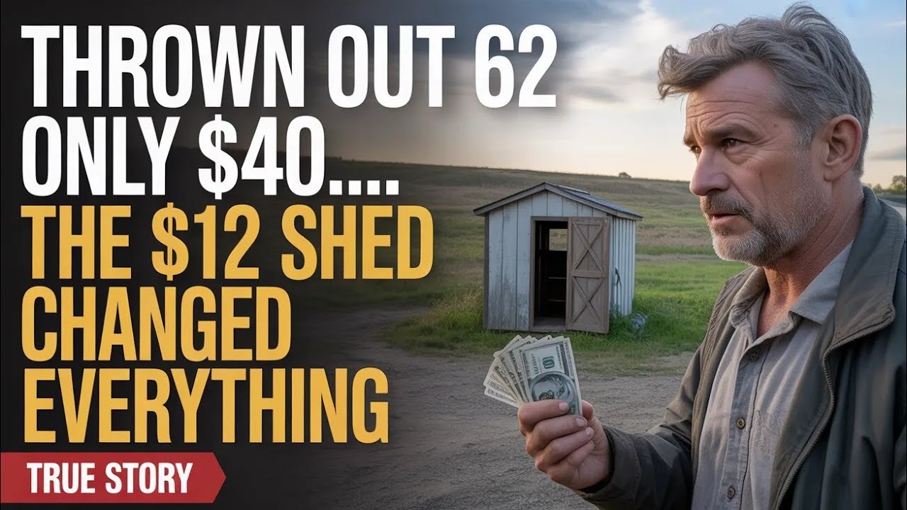 Thrown Out at 62 With Only $40 — The $12 Shed He Bought Changed His Life Forever