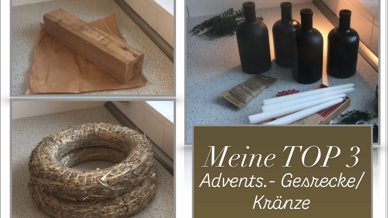 Advent- meine Top 3 Dekoideen zur Weihnachtszeit- Adventskranz- Deko Jana