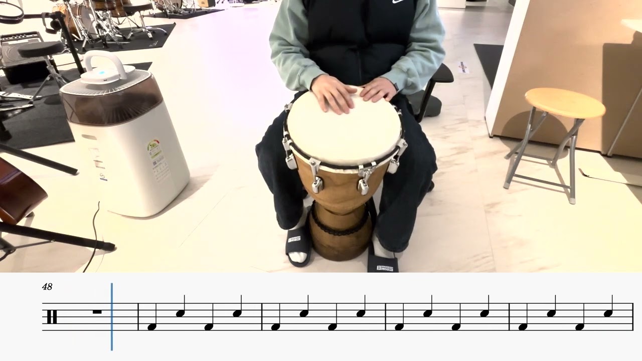 REBEL HEART 젬베연주 악보 #젬베연주 #젬베배우기 #젬베레슨 #rebelheart #djembe #rebelheartdjembe