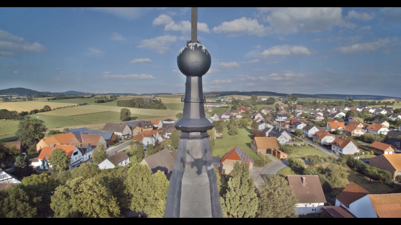 Bredenborn im Kreis Höxter mit Blick vom Kirchturm