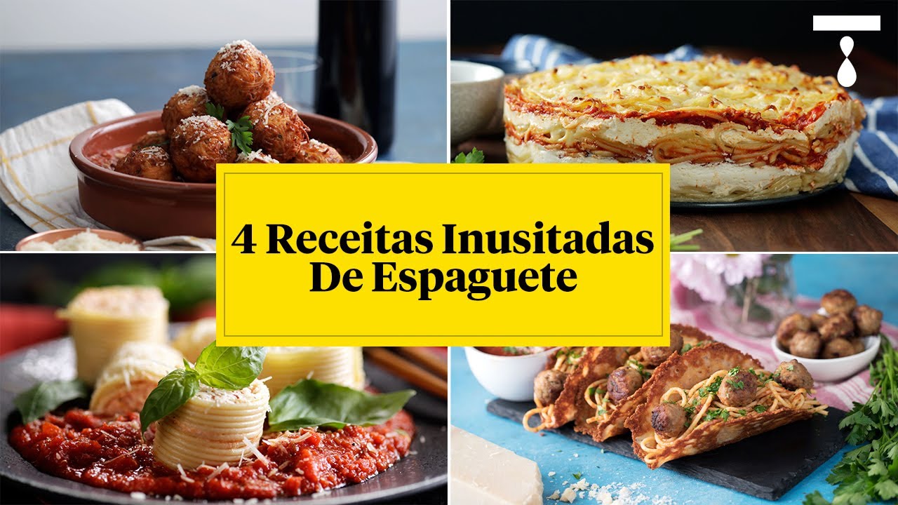 4 RECEITAS INUSITADAS DE ESPAGUETE