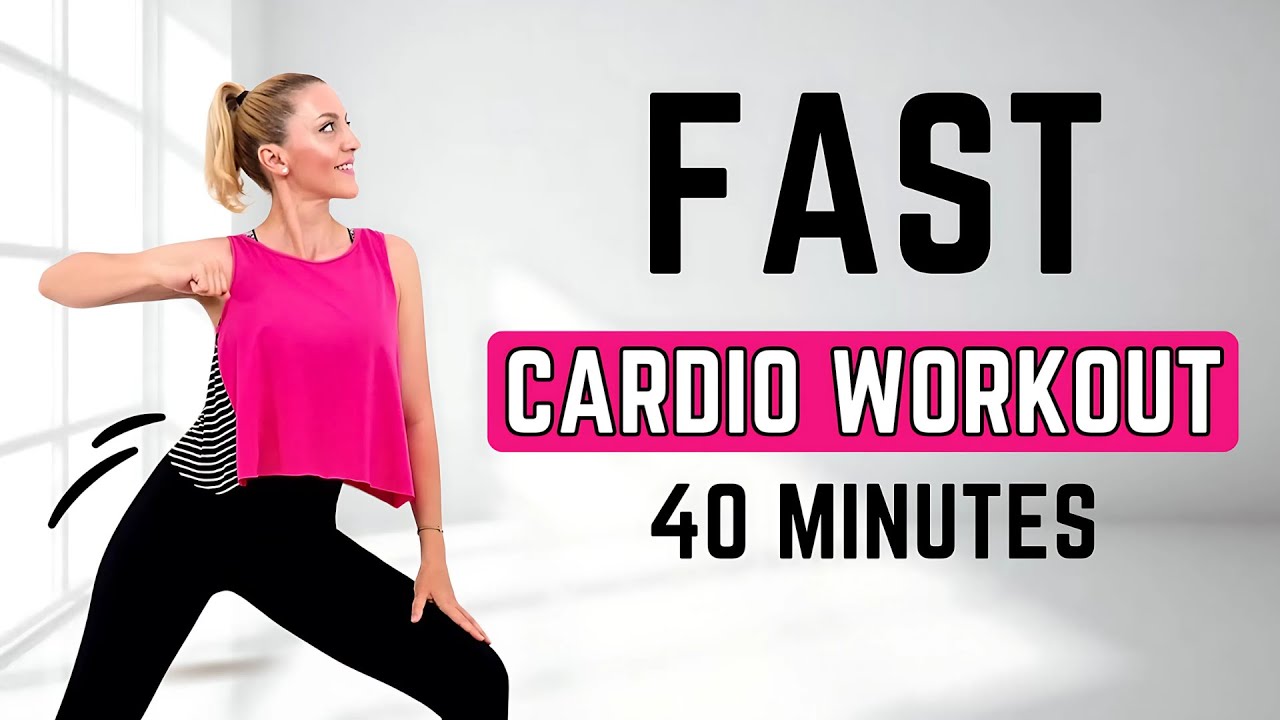🔥40 Min FAST CARDIO for Weight Loss🔥SUPERSONIC CARDIO WORKOUT🔥ALL STANDING🔥NO JUMPING🔥KNEE FRIENDLY🔥