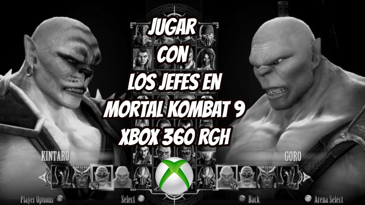 COMO JUGAR CON LOS JEFES EN MK9 EN XBOX 360 RGH ( Shao Kahn, Goro, Kintaro ) 2024