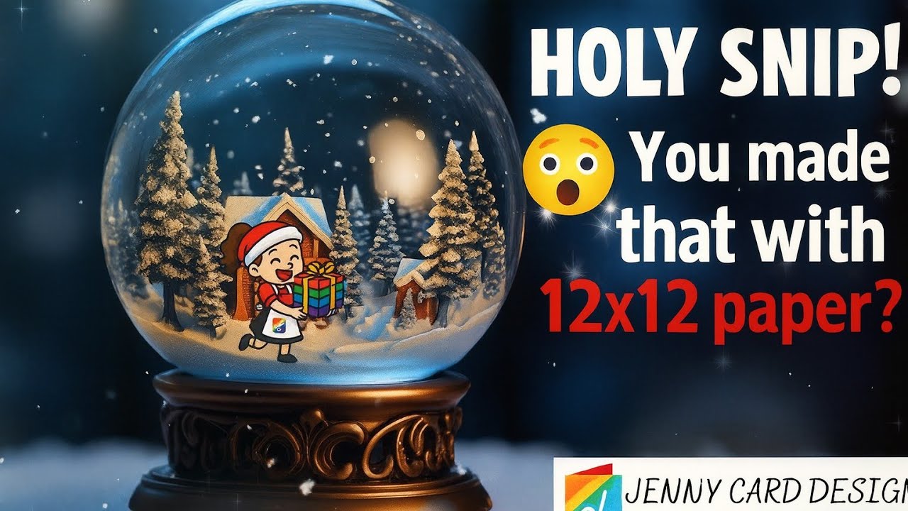БОЖЕ МОЙ! Ты сделал это из бумаги 12x12?! 😱✨ | Простой урок по созданию подарочной коробки «Chop-...