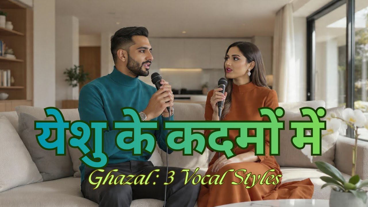 Yeshu Ke Kadmon Mein | Hindi Christian Ghazal 2026 | New Masihi Song | Last Duet is Best!