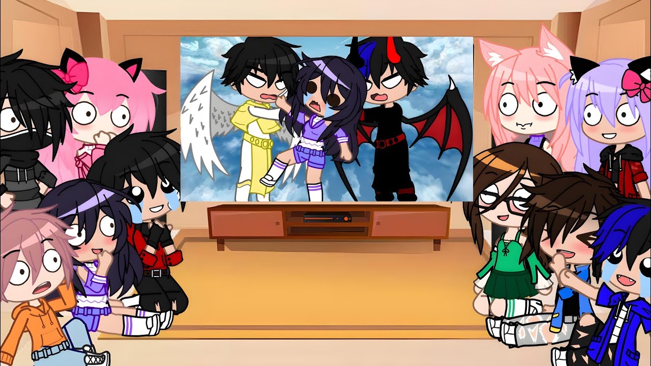 Aphmau & Friends React to Aphmau Gacha meme Compilation😍❤️ || Gacha Club || Aphmau meme✨1