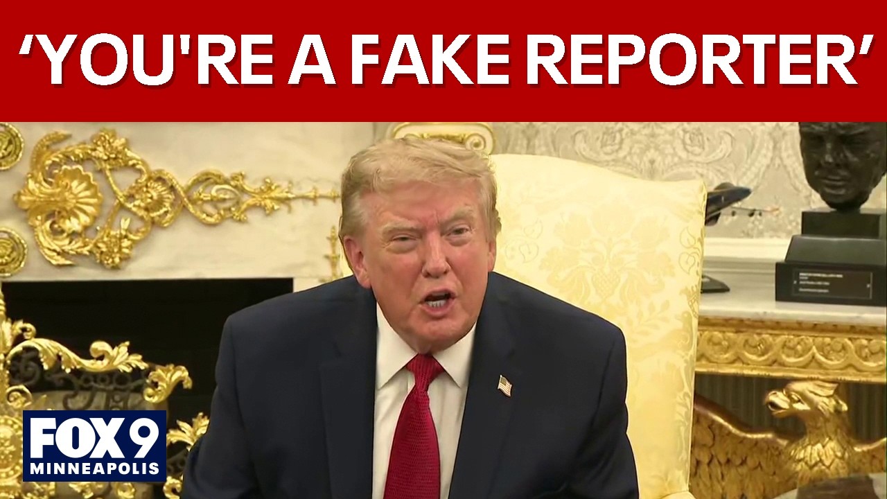 Трамп сказал репортеру &laquo;помолчите&raquo; во время напряженного диалога