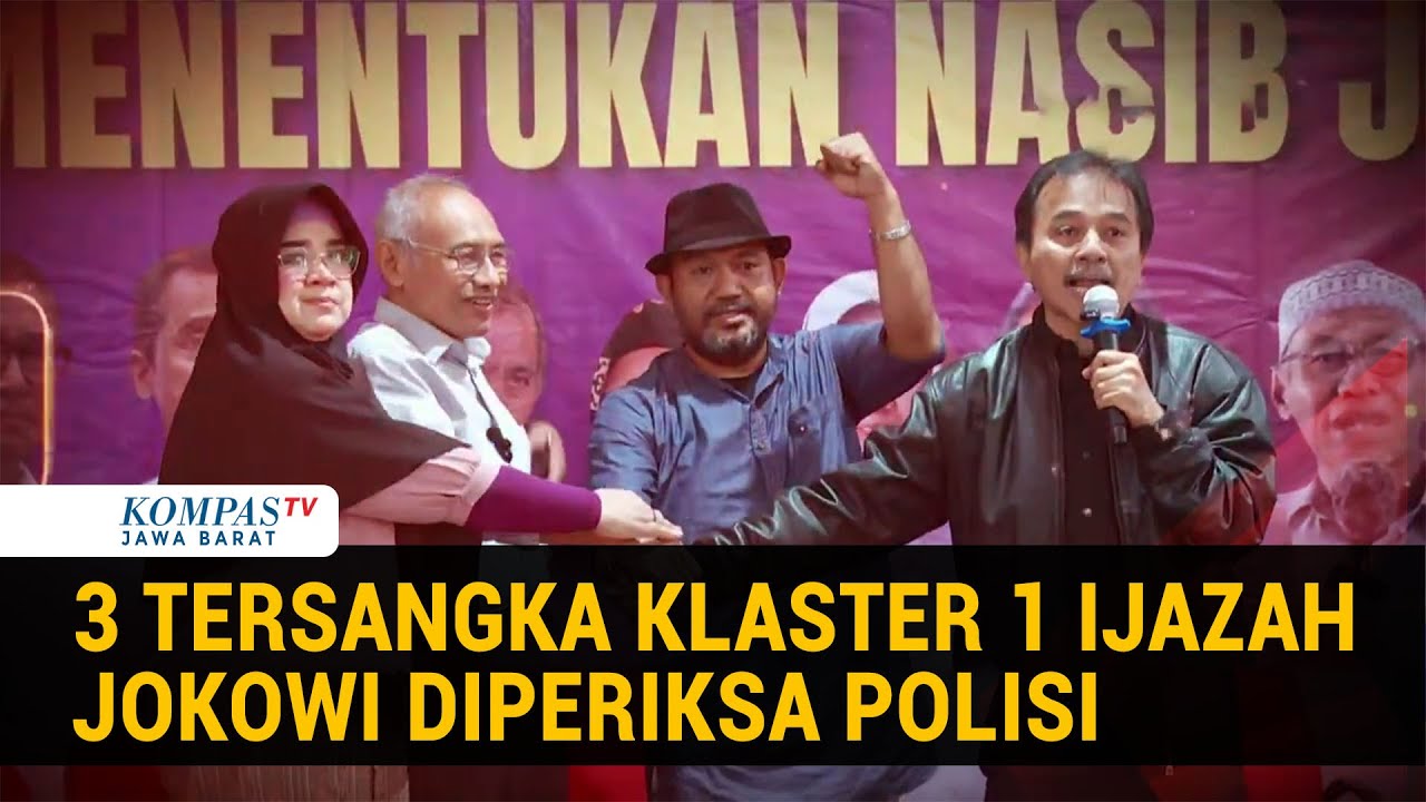 Babak Baru Kasus Ijazah Jokowi, 3 Tersangka Klaster 1 Diperiksa Polisi