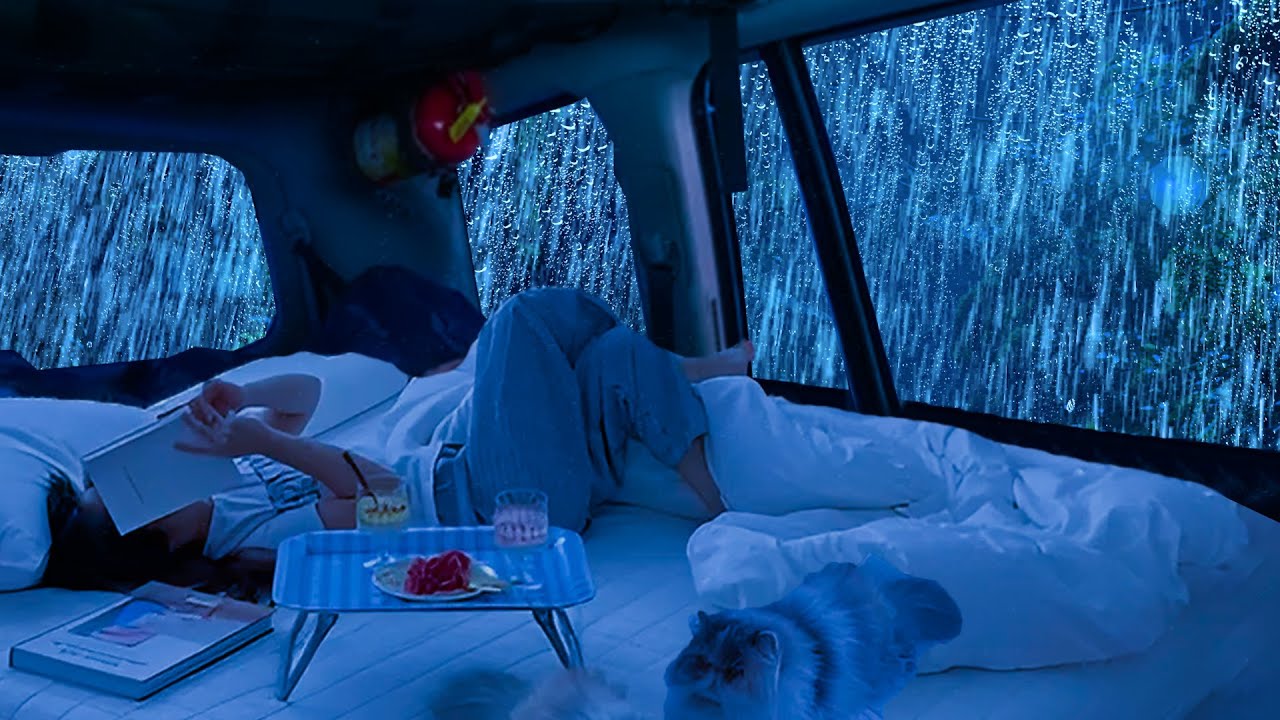 Barulho de Chuva e Trovoada para Dormir Profundamente- Durma Melhor e R&aacute;pido com Chuva Forte &agrave; Noite