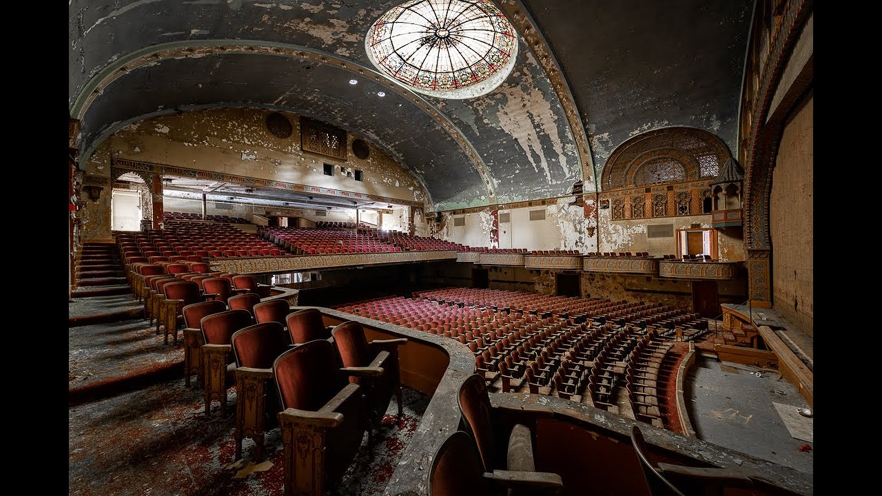ABANDONED Irem Shriners Temple:  Massive Auditorium Discovery!