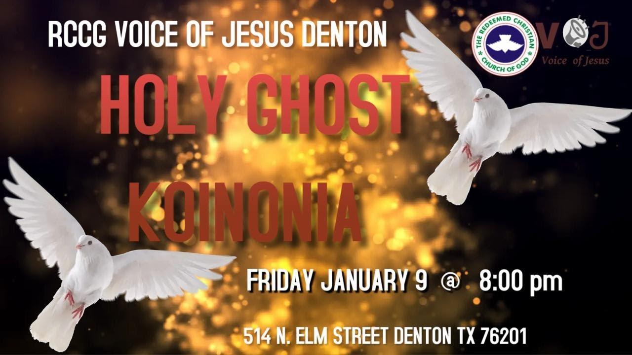 Koinonia With The Holy Ghost | January 9th, 2026