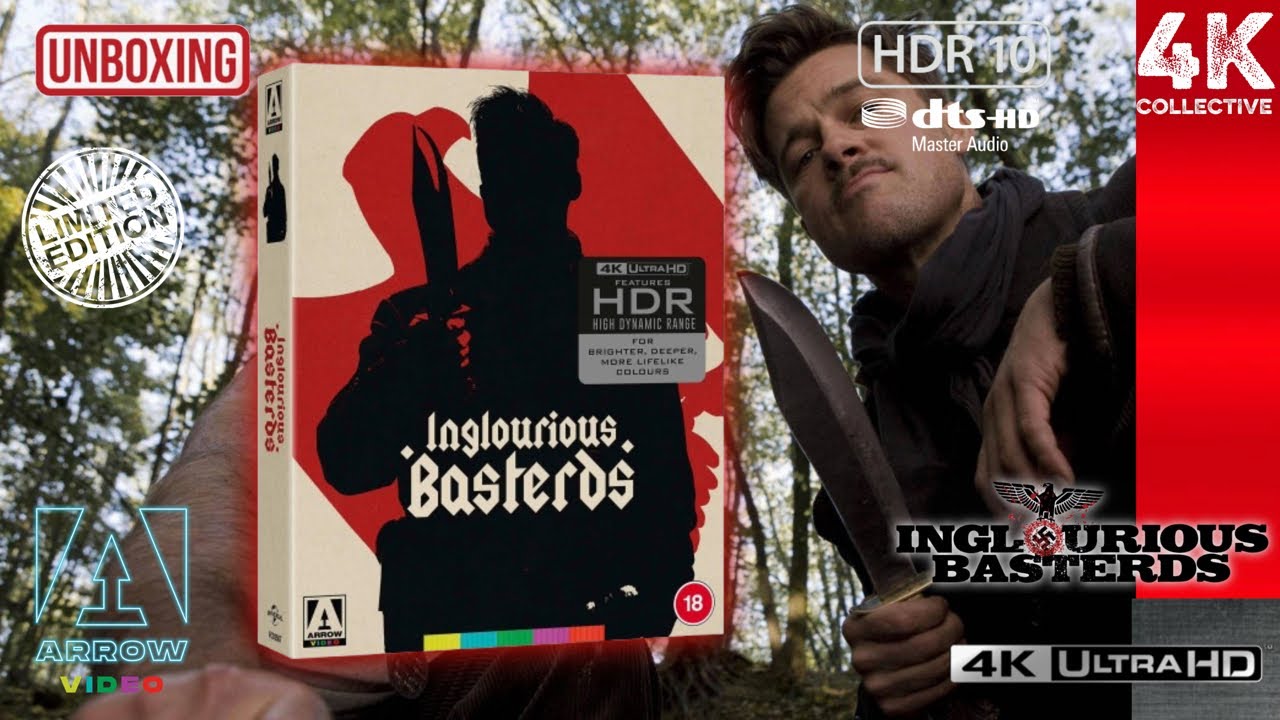 Inglourious Basterds 4k UltraHD Blu-ray Arrow Video limited edition Operation Kino unboxing