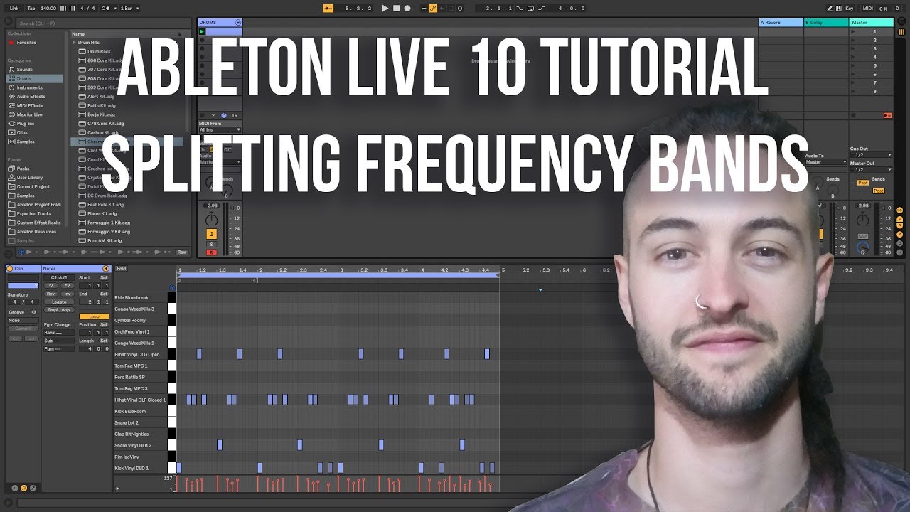 Ableton Live 10 Tutorial - Splitting Frequency Bands