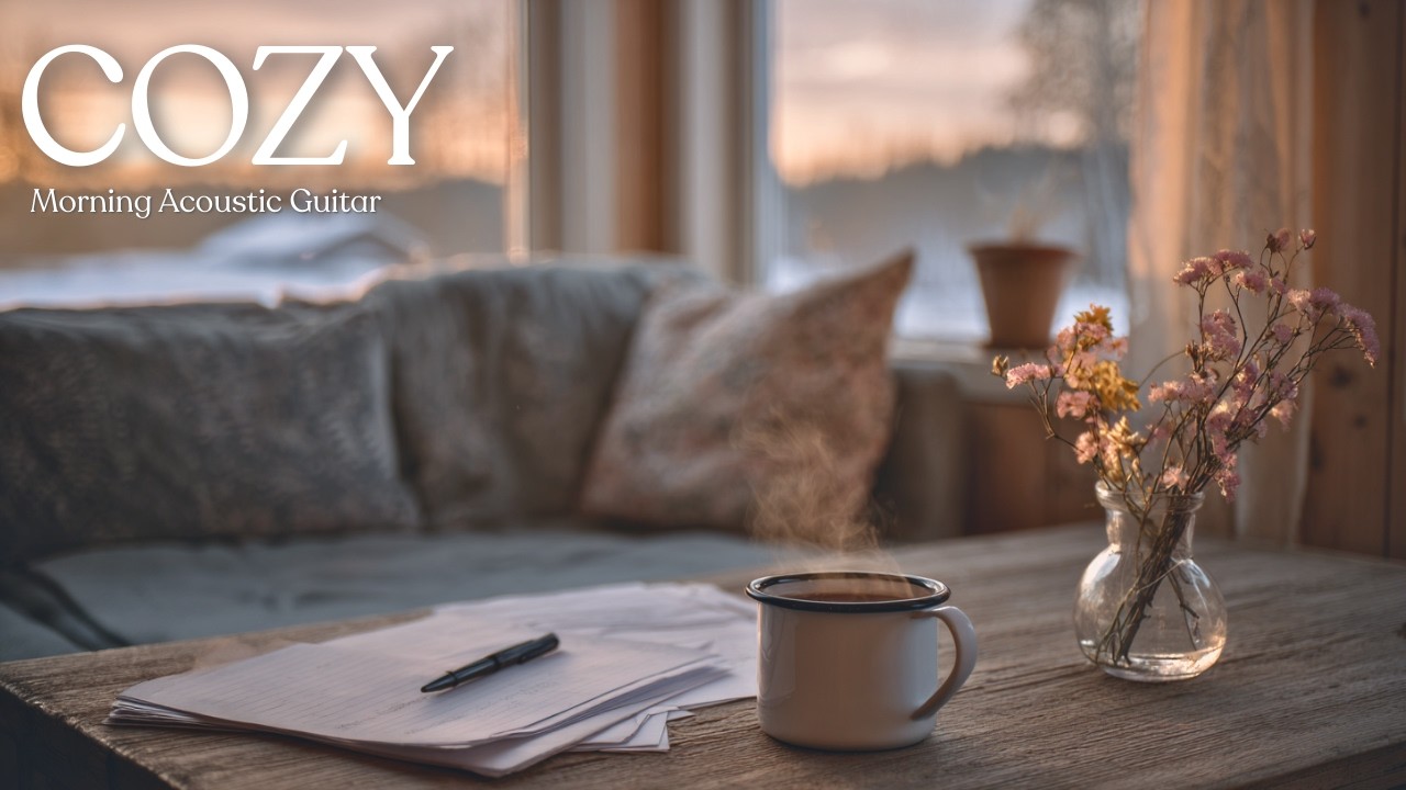 Gentle Acoustic Guitar for Study & Stress Relief ☕🌸 Spring Morning Ambience