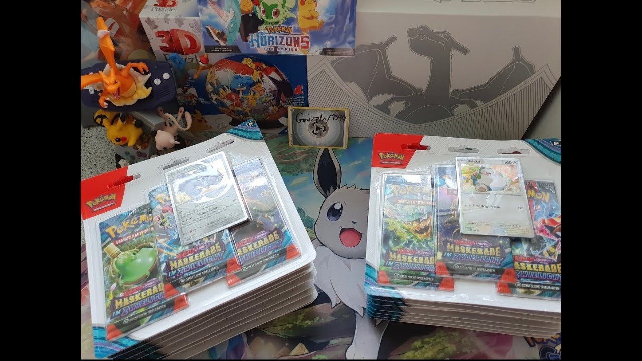 Pokemon Maskerade im Zwielicht 3er Blister Opening Teil 2 mit Gast Welche hits ziehen wir ?