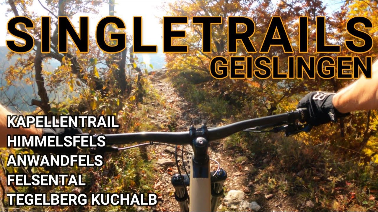 SINGLETRAILS UND SPITZKEHRENABFAHRTEN - GEISLINGEN - GROSSE MTB TRAIL TOUR MIT AUSSICHTEN