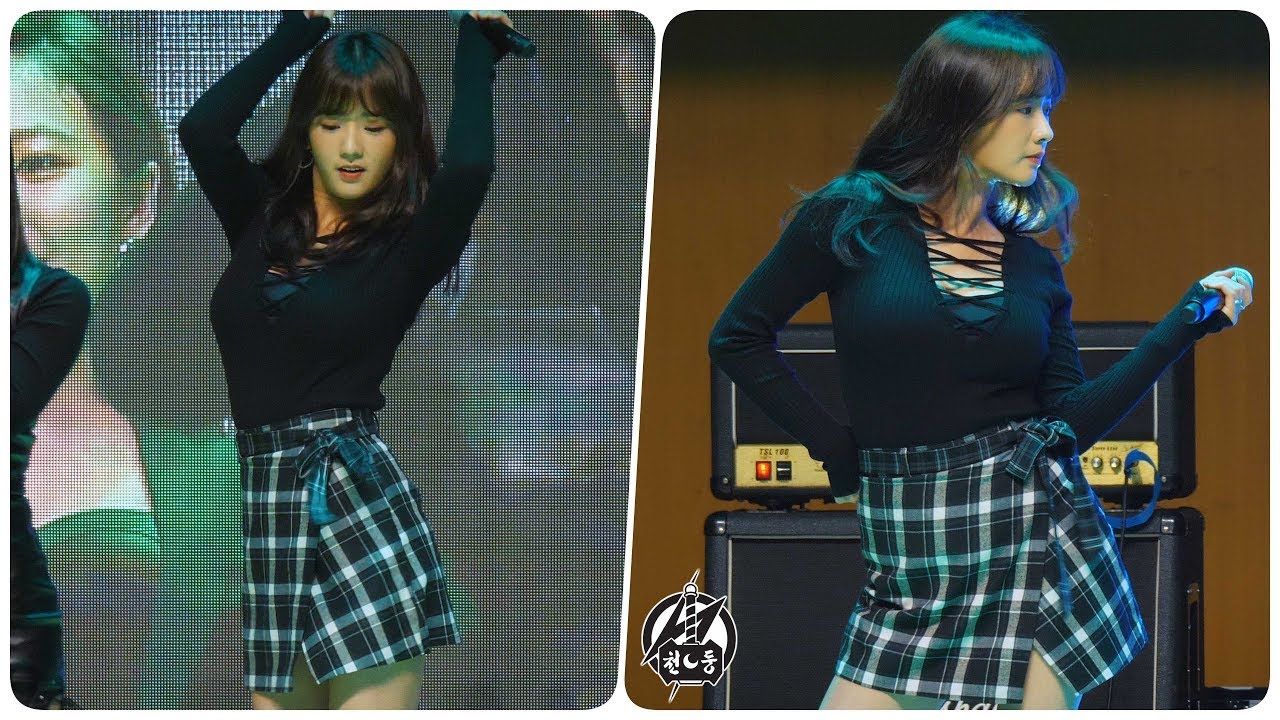 191002 에이핑크 윤보미 직캠[4K] 'Alright' Apink YoonBoMi Fancam @경희대학교 축제 By 천둥