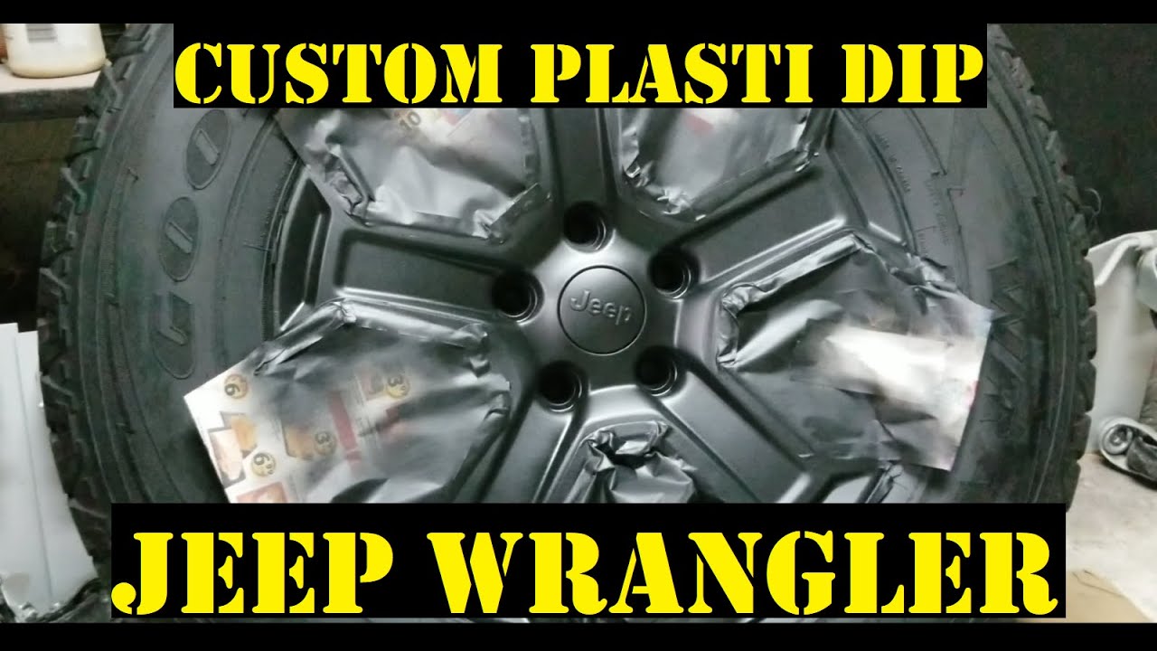 How to Plasti Dip wheels,   Jeep Wrangler 17