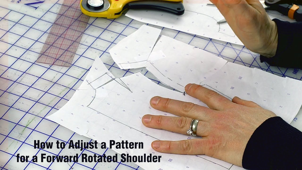 j stern designs | How to Adjust a Pattern if Your Shoulder Rotates Forward