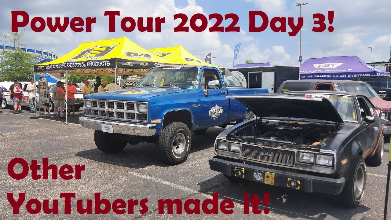 Day 3 2022 Hot Rod Power Tour! AMC AMX and Pontiac LeMans keep hauling! It's still HOT!