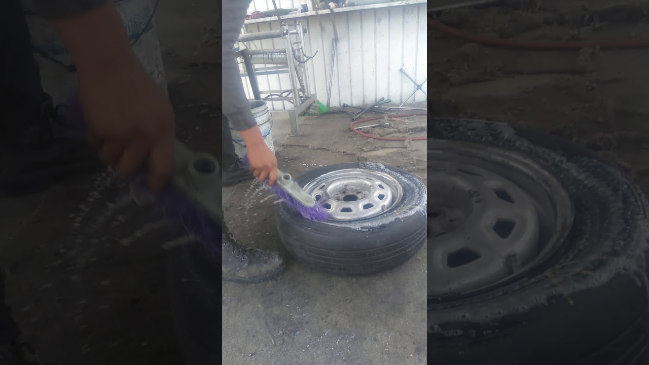 Como desmontar y parchar una llanta súper fácil !!