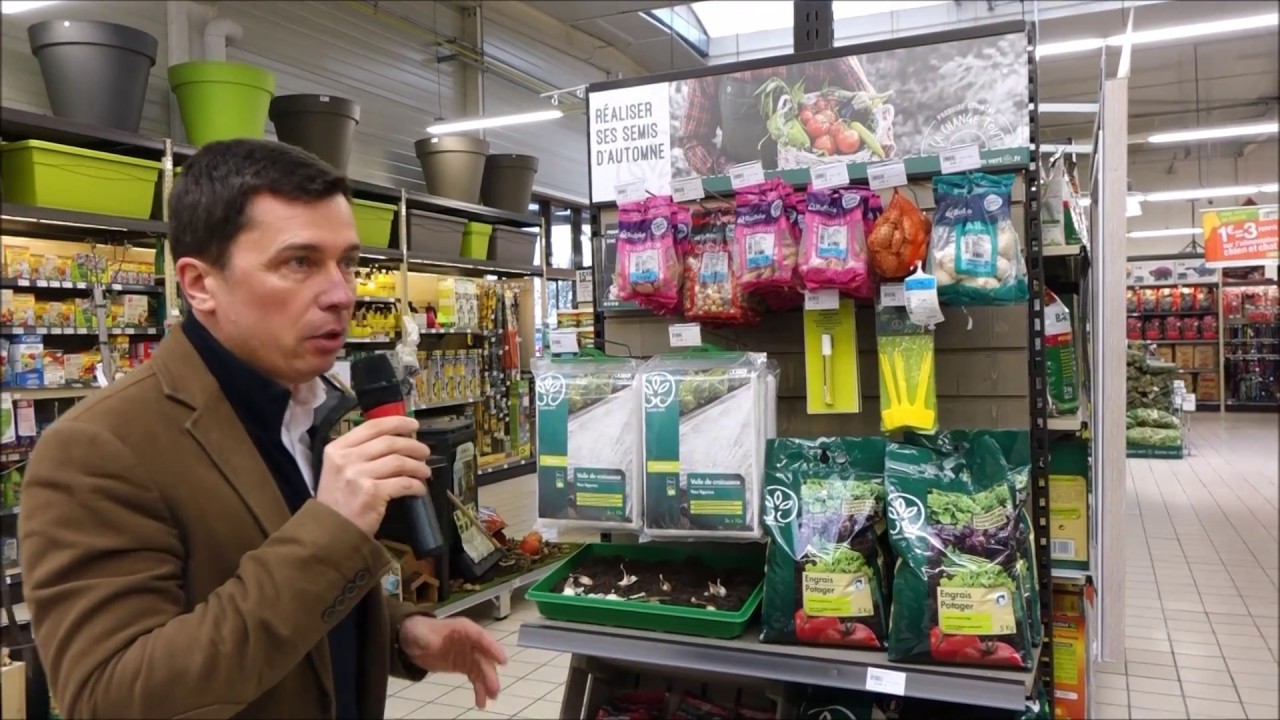 Frédéric GUYOT, Directeur Général Délégué Gamm Vert (Groupe InVivo) présente le magasin 2020 d'Ormoy
