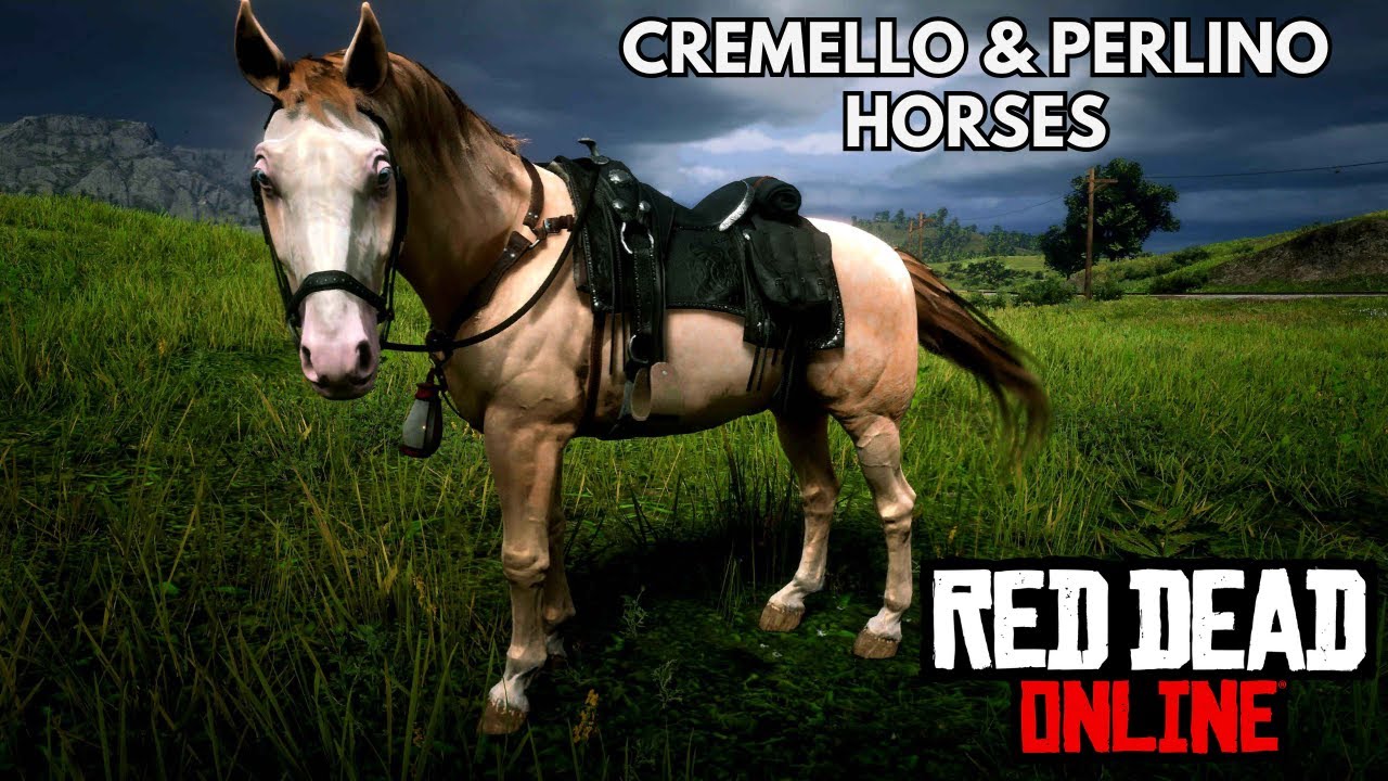 Cremello & Perlino Horses in Red Dead Online