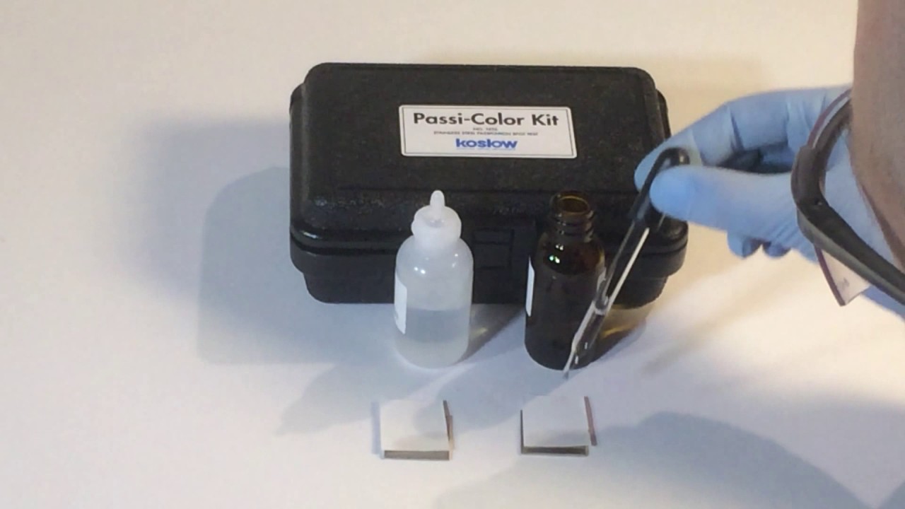 Passi-Color Stainless Steel Spot Test Kit (1626) Demonstration