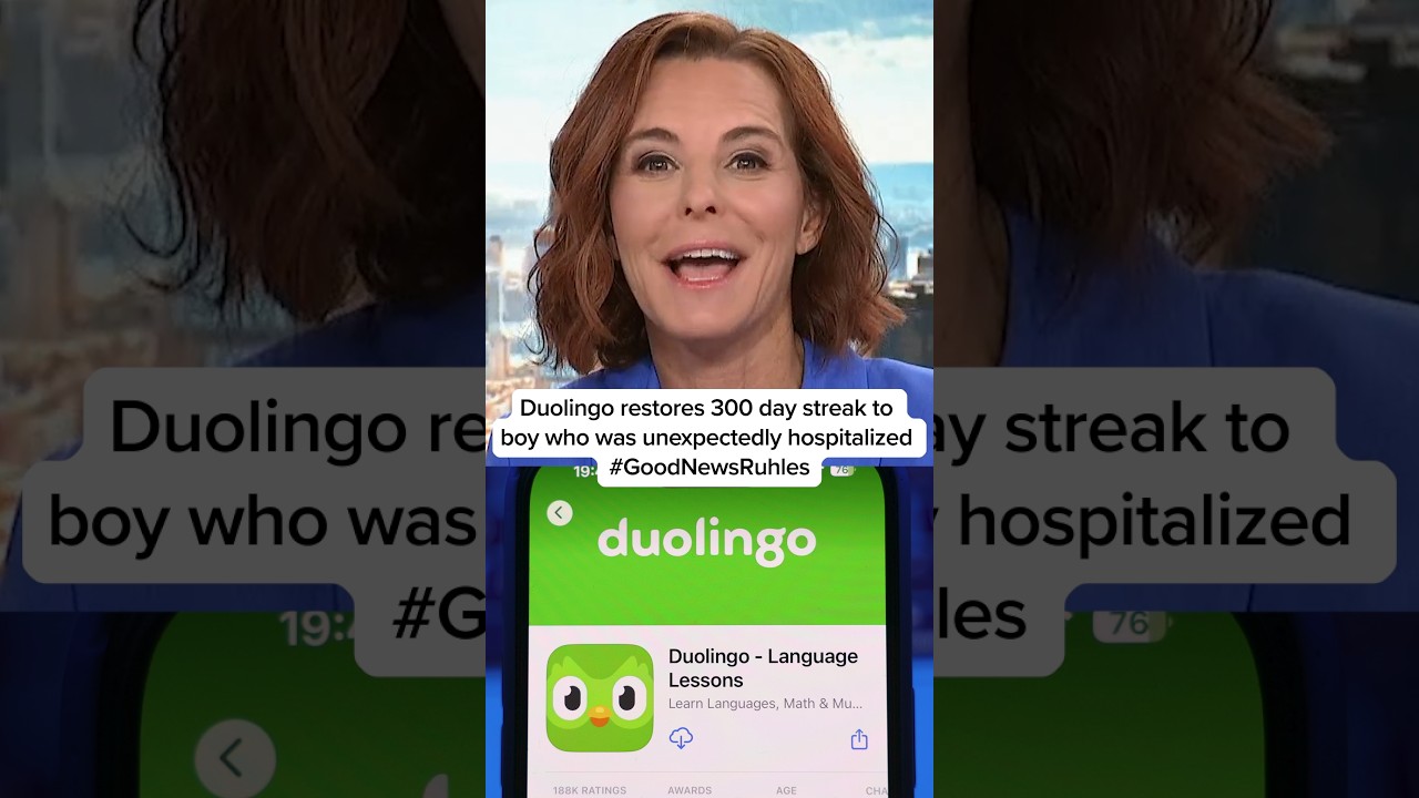 Duolingo restores 300-day streak to boy who was unexpectedly hospitalized