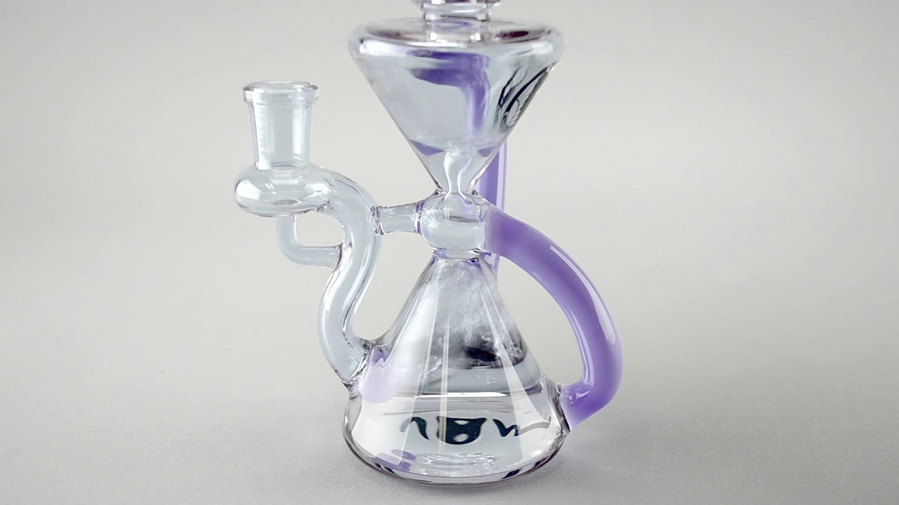 Mav Glass Hourglass Recycler Rig