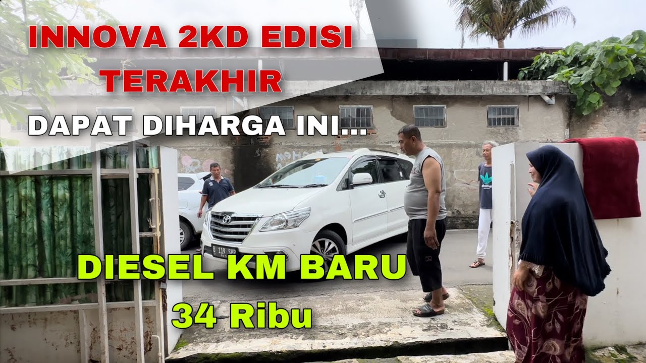 MOBIL IDAMAN INNOVA DIESEL  V BARONG 2015 KM 34 RIBU DAPAT HARGA INI…