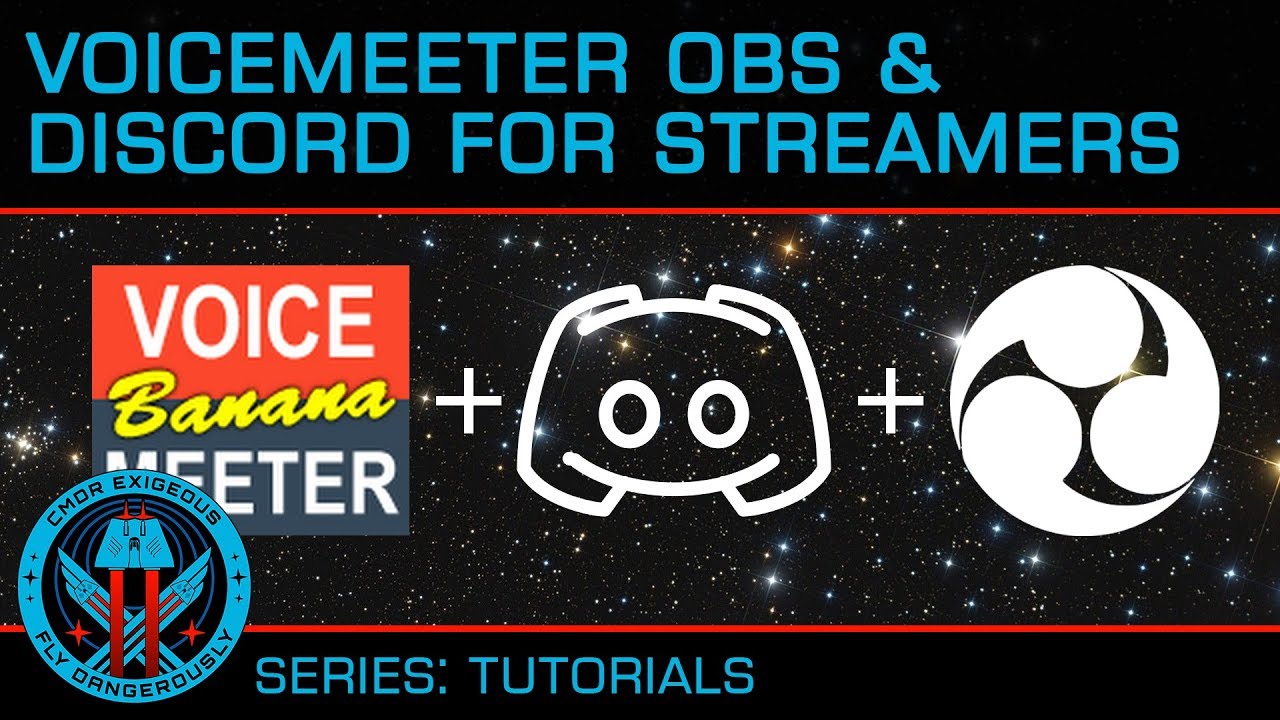 Advanced Audio Streaming Elite Dangerous and ALL Games with Voice Meeter, OBS and Discord (Guide)