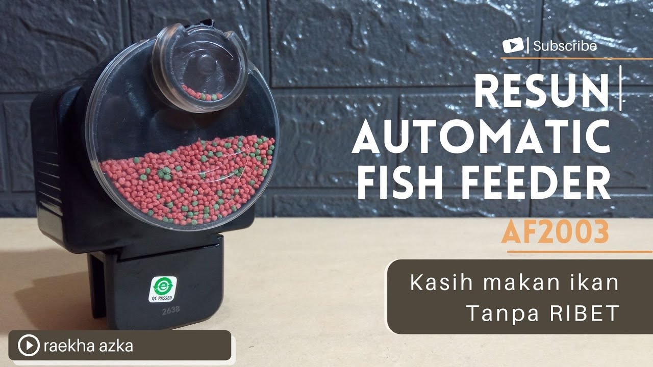 Review RESUN Automatic Fish Feeder AF 2003 | Ga perlu repot kasih makan Ikan di Aquarium