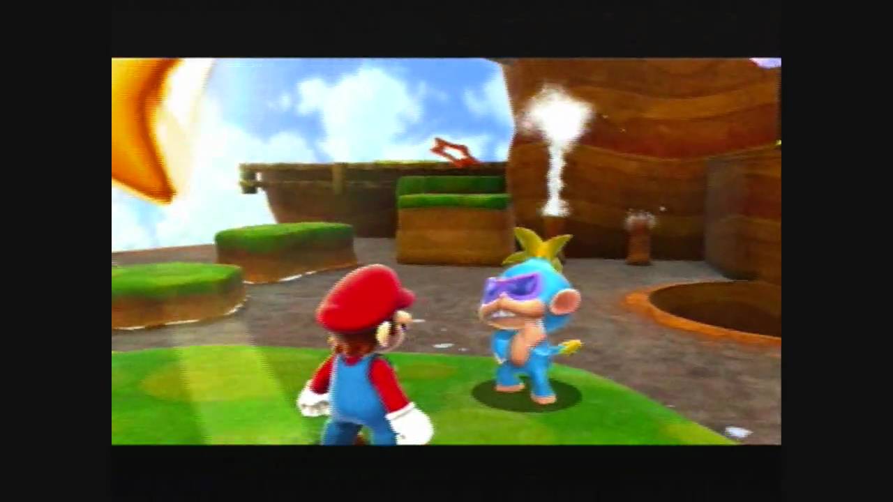Super Mario Galaxy 2 &mdash; Honeyhop Galaxy &mdash; Испытание шимпанзе на очки