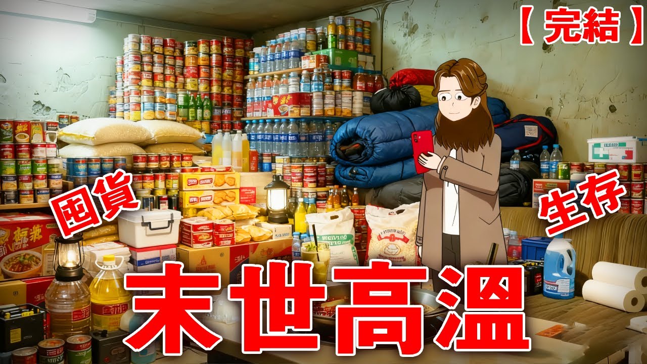 【完整版】《末日高温》前世我屯满物资被丈夫嘲讽闺蜜背叛，重来一世我抛夫弃子，屯满物资蜗居地下室！#末日 #末世 #睡前故事 #丧尸