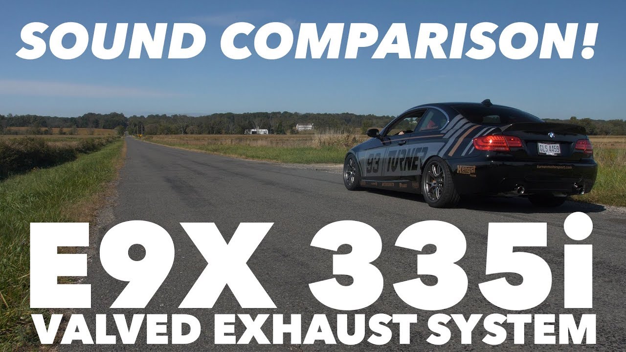 E9X 335i Valved Exhaust Sound Comparison
