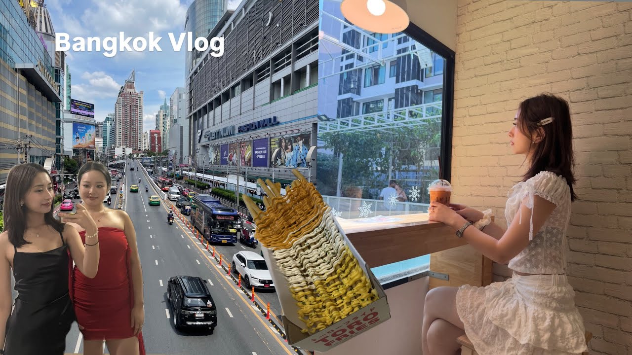 bangkok vlog🐇: khaosan, dog cafe, family time & more