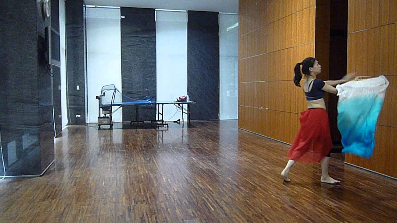 三寸天堂長飄扇練習